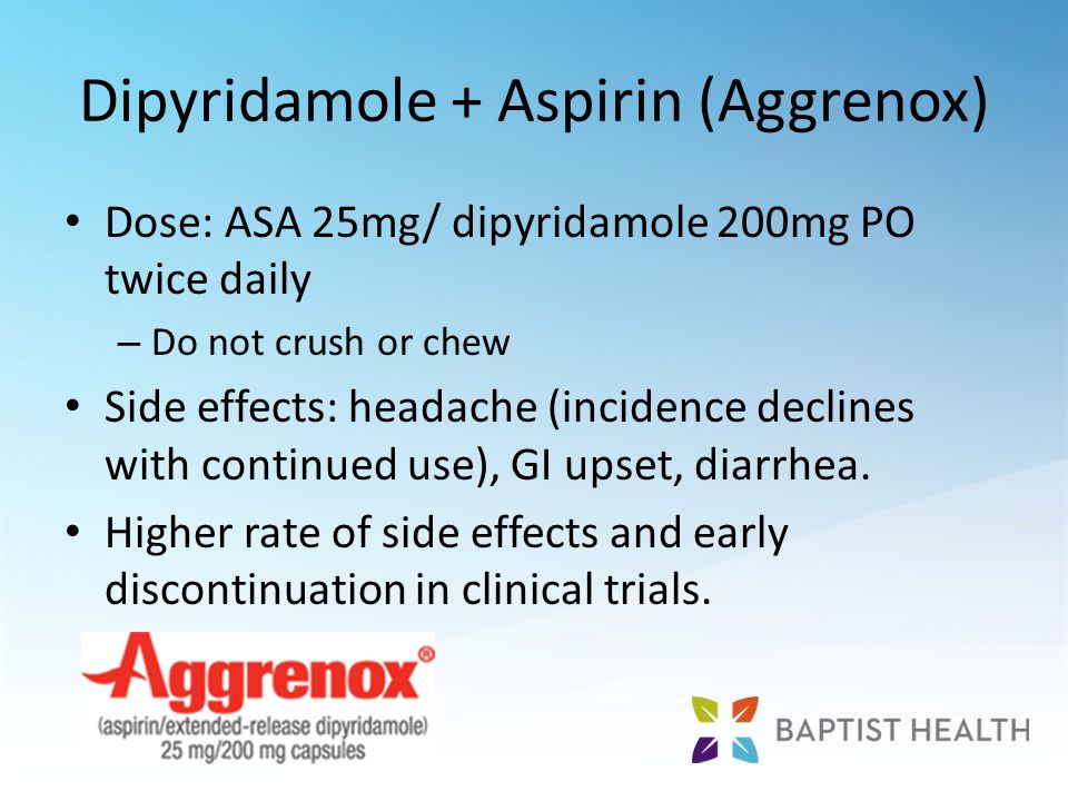 Aspirin and Dipyridamole Discount